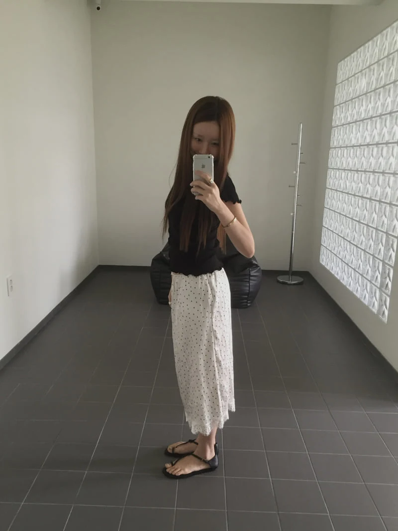 Made - Korean Women Fashion - #womensfashion - Polka Dot Skirt - 9