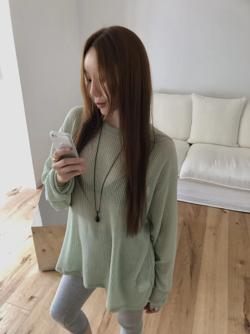 Made - Korean Women Fashion - #womensfashion - Net Tee - 12