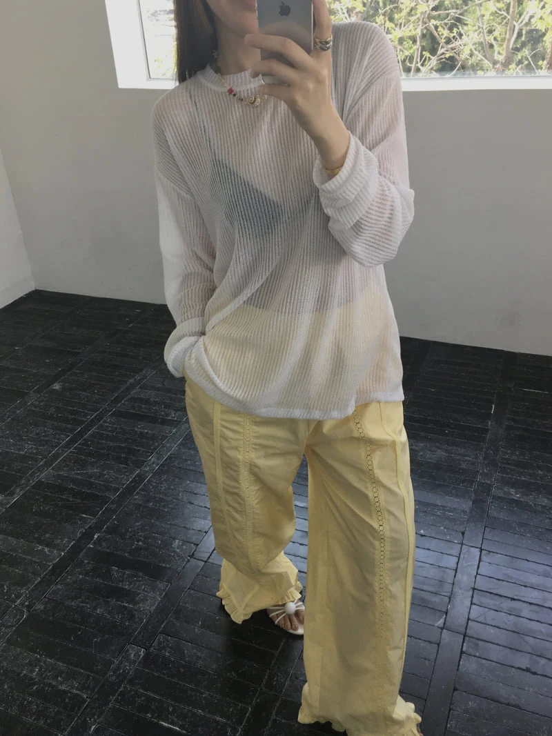 Made - Korean Women Fashion - #womensfashion - Net Tee - 8