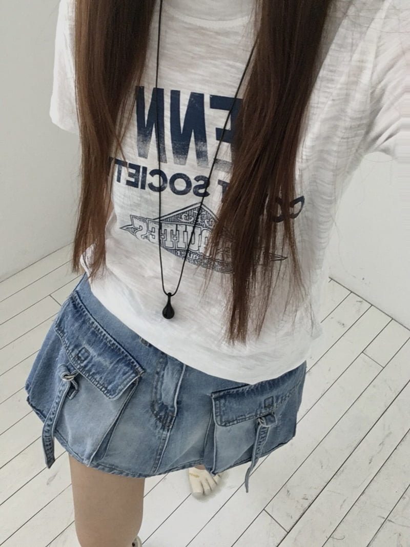 Made - Korean Women Fashion - #womensfashion - Slap Tee - 11