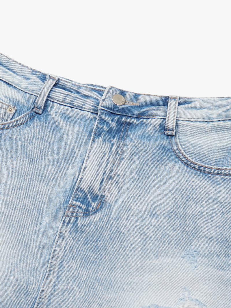 Made - Korean Women Fashion - #womensfashion - Haze Denim Skirt - 3