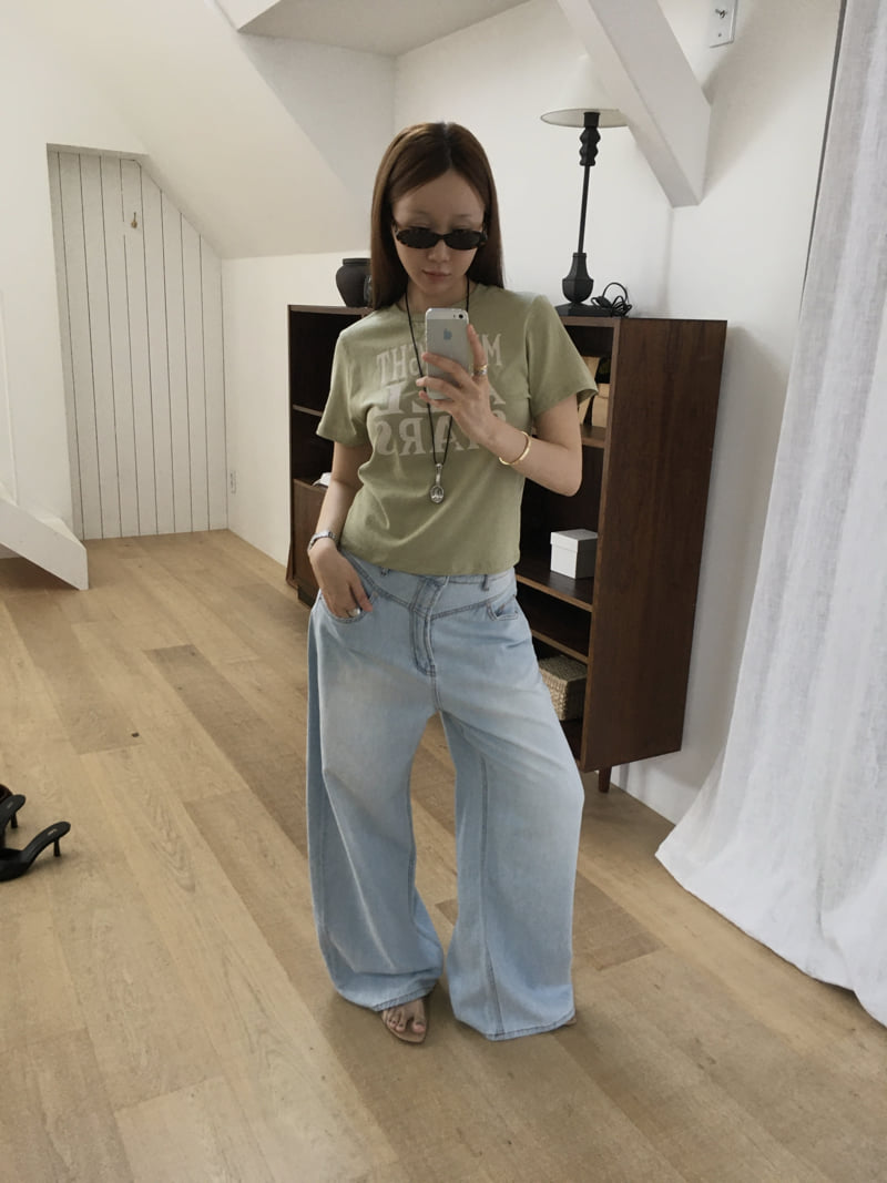 Made - Korean Women Fashion - #womensfashion - Jelly Denim Pants - 7