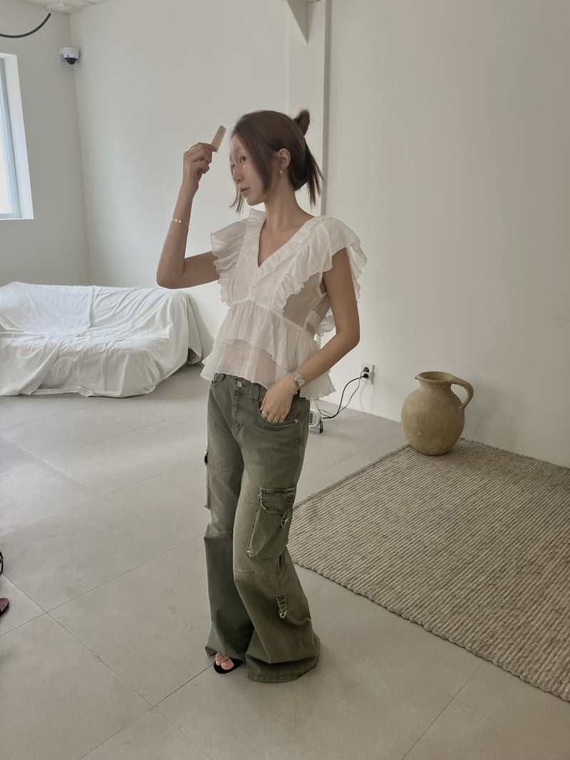 Made - Korean Women Fashion - #womensfashion - Table Blouse - 10