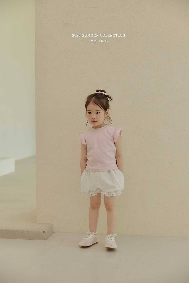 Melikey - Korean Children Fashion - #Kfashion4kids - Macaron Frill Tee - 3