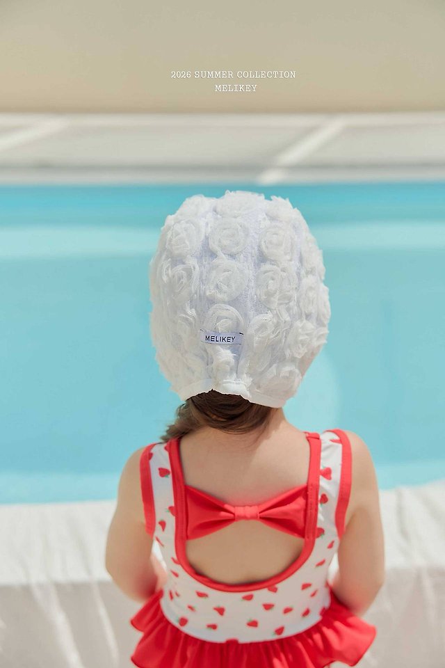 Melikey - Korean Children Fashion - #Kfashion4kids - Rose Lace Swim Cap - 8