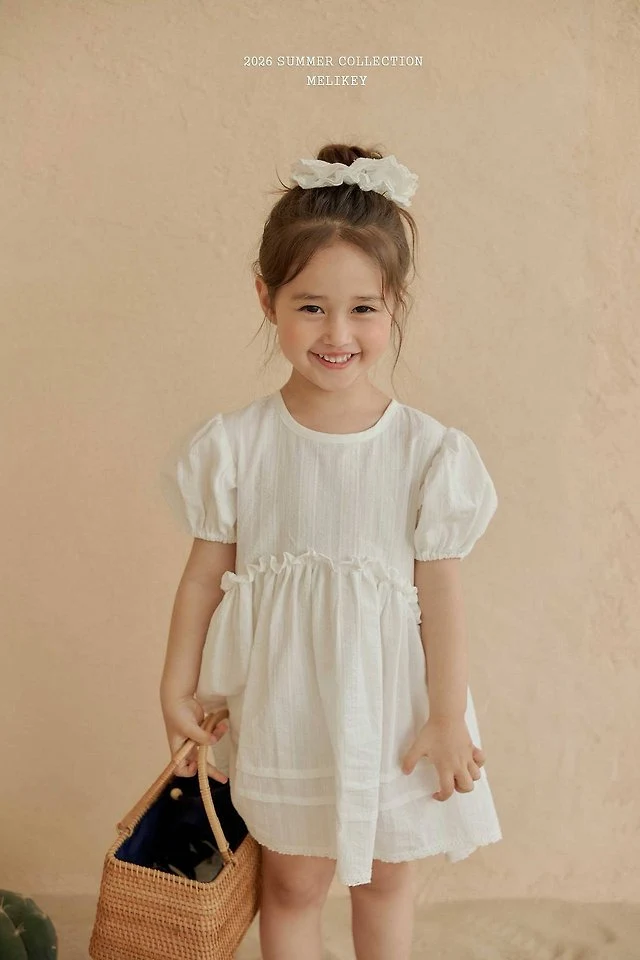 Melikey - Korean Children Fashion - #childofig - Veil Puff One-piece - 9