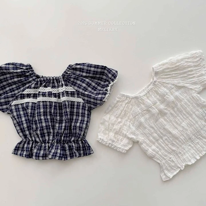 Melikey - Korean Children Fashion - #childofig - Bibi Lace Blouse