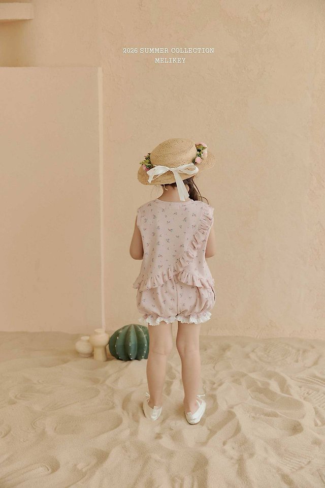 Melikey - Korean Children Fashion - #childofig - Dindin Frill Sleeveless Tee - 10