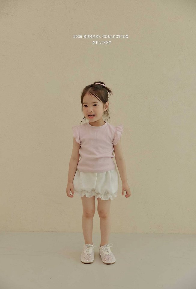 Melikey - Korean Children Fashion - #childofig - Macaron Frill Tee - 8