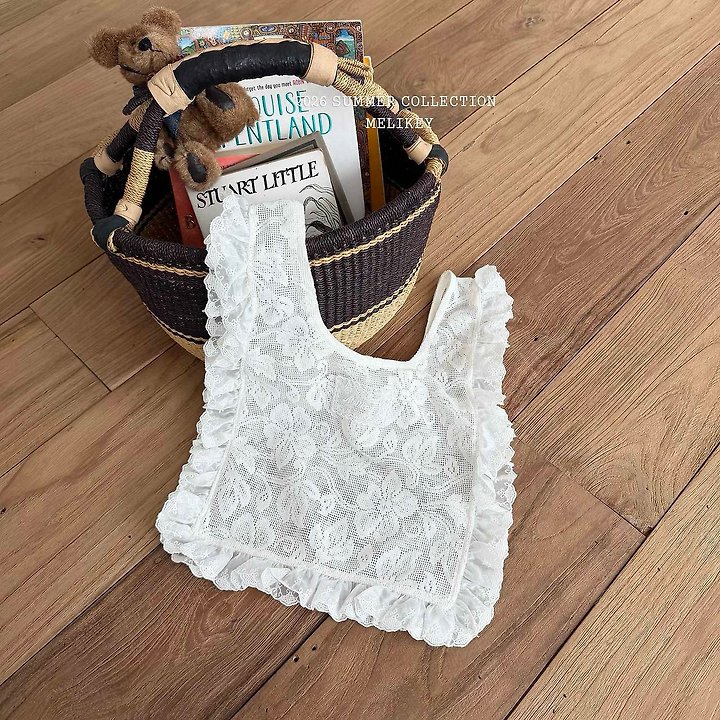 Melikey - Korean Children Fashion - #childofig - Lace Frill Swim Cap