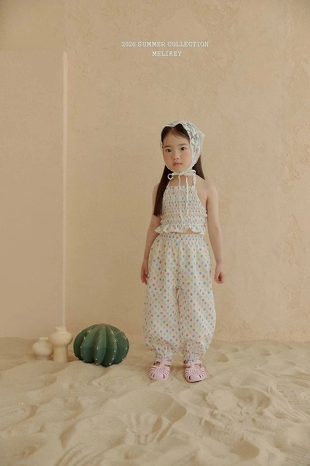 Melikey - Korean Children Fashion - #childrensboutique - Jelly Flower Halter Neck - 3