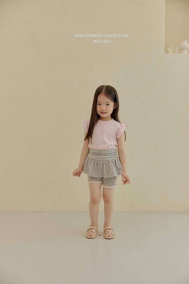 Melikey - Korean Children Fashion - #childrensboutique - Macaron Frill Tee - 10