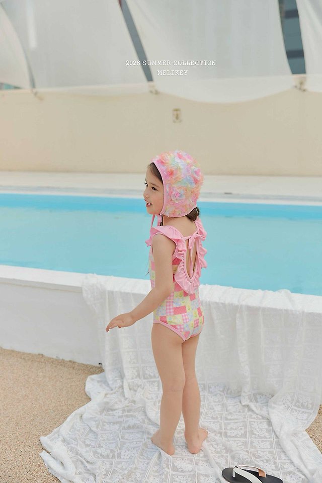 Melikey - Korean Children Fashion - #childrensboutique - Garden Frill Swimsuit - 11