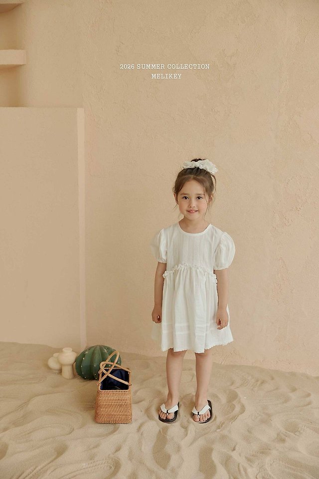 Melikey - Korean Children Fashion - #designkidswear - Veil Puff One-piece - 11