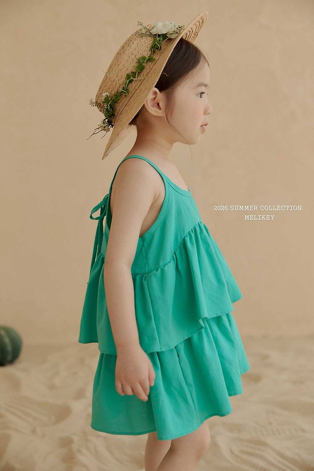 Melikey - Korean Children Fashion - #designkidswear - Hawaii Cancan One-piece - 6