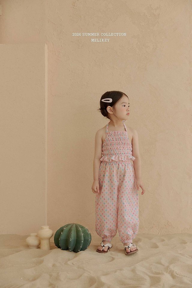 Melikey - Korean Children Fashion - #designkidswear - Jelly Flower Jogger Pants - 5