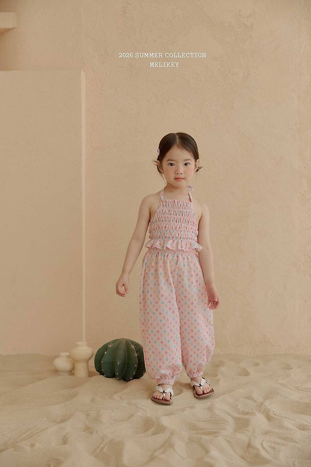 Melikey - Korean Children Fashion - #discoveringself - Jelly Flower Jogger Pants - 6