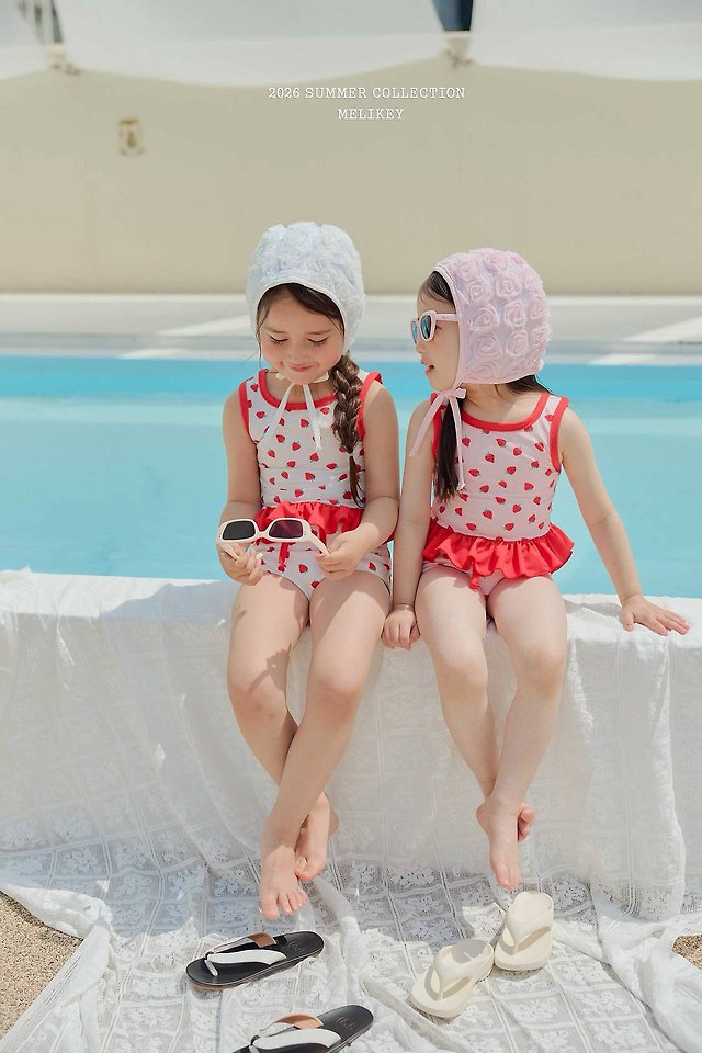 Melikey - Korean Children Fashion - #discoveringself - Rose Lace Swim Cap - 4