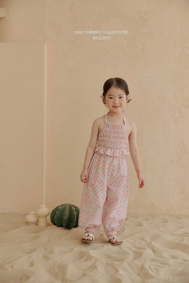 Melikey - Korean Children Fashion - #kidsshorts - Jelly Flower Jogger Pants - 8