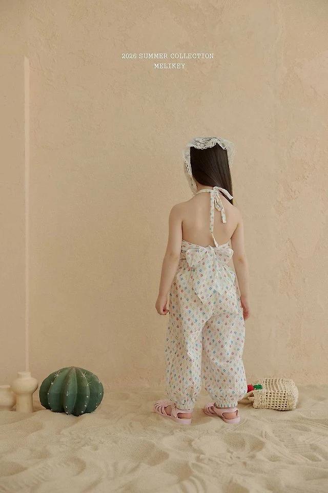 Melikey - Korean Children Fashion - #kidsshorts - Jelly Flower Halter Neck - 7