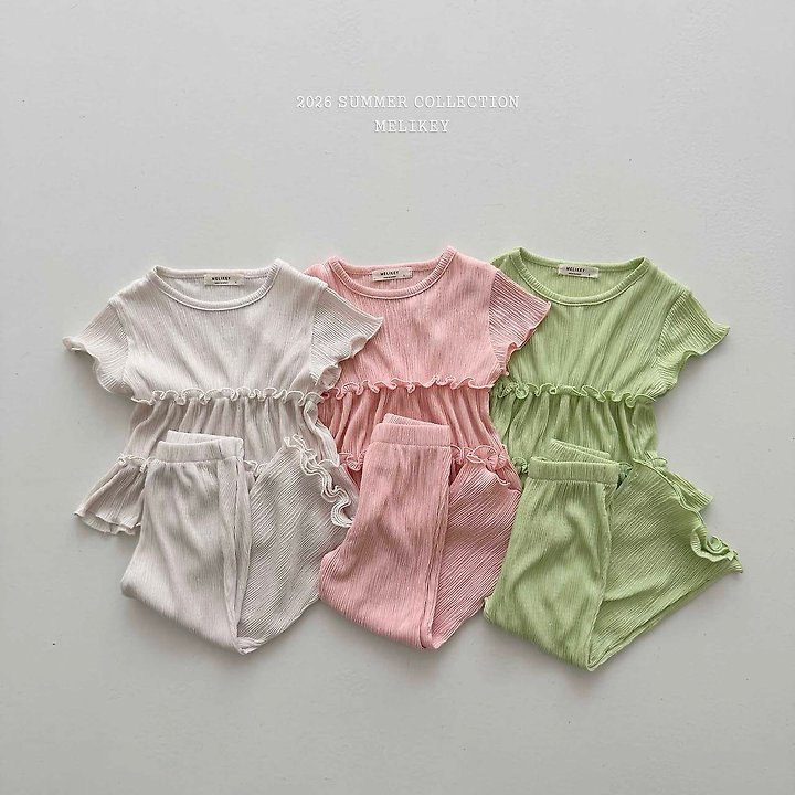 Melikey - Korean Children Fashion - #littlefashionista - Cancan Pleats Set