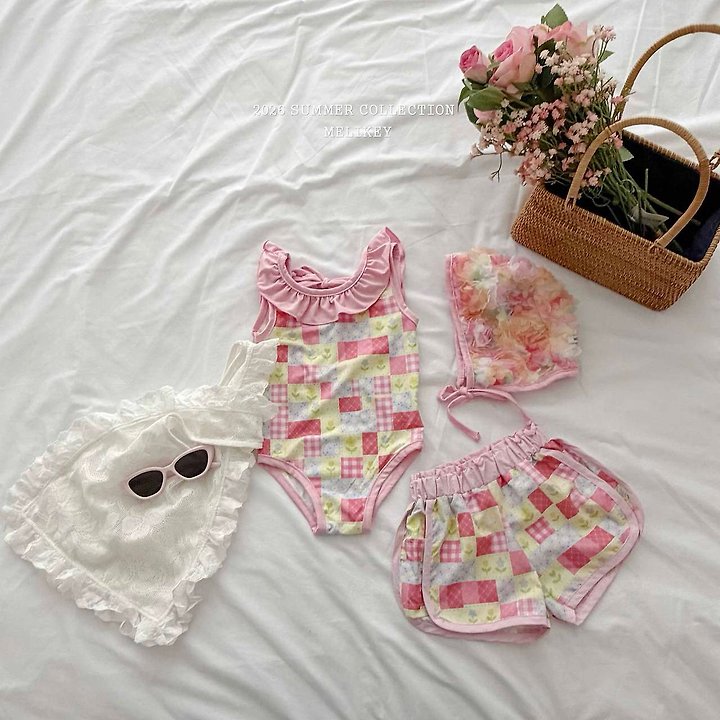 Melikey - Korean Children Fashion - #littlefashionista - Lace Frill Swim Cap - 10