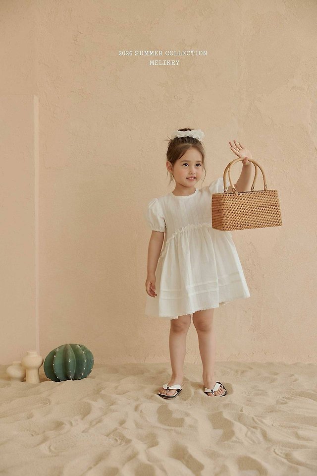 Melikey - Korean Children Fashion - #magicofchildhood - Veil Puff One-piece - 3