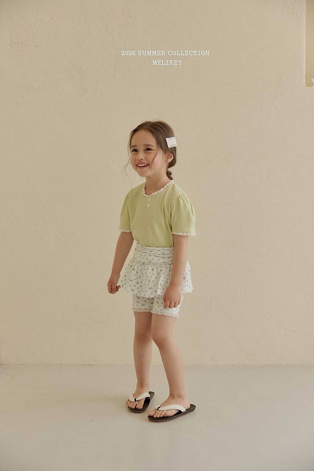 Melikey - Korean Children Fashion - #magicofchildhood - Shirring Skirt Leggings - 10