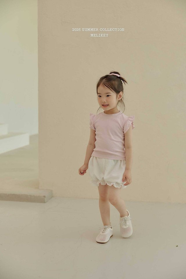Melikey - Korean Children Fashion - #magicofchildhood - Macaron Frill Tee - 5