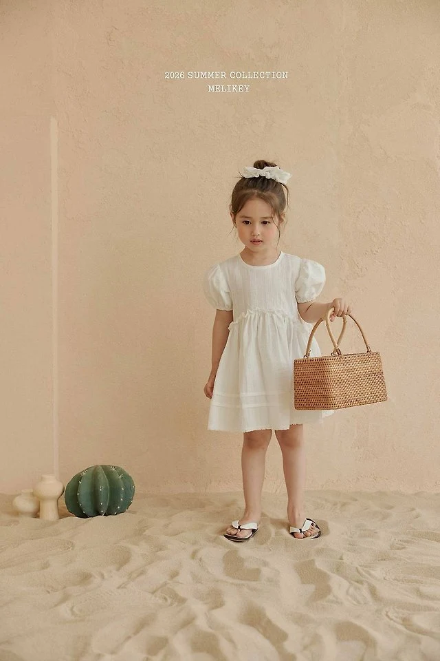 Melikey - Korean Children Fashion - #magicofchildhood - Veil Puff One-piece - 4