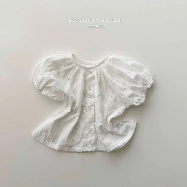 Melikey - Korean Children Fashion - #minifashionista - Dandelion Shirring Blouse