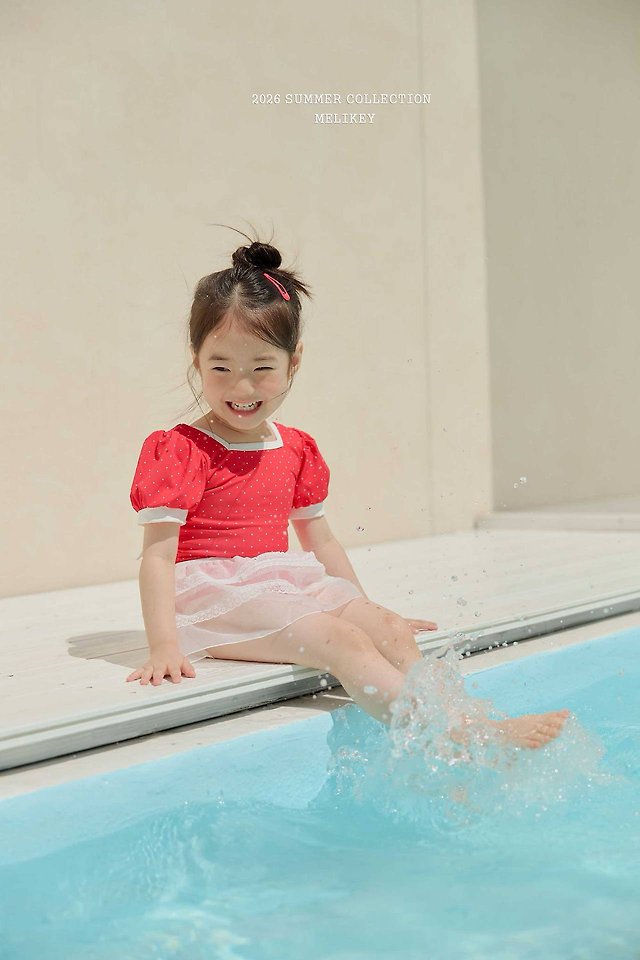 Melikey - Korean Children Fashion - #minifashionista - Mini Dot Swimsuit - 9
