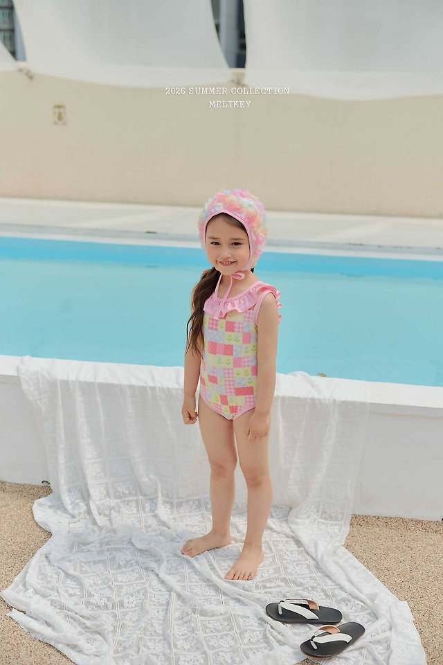 Melikey - Korean Children Fashion - #minifashionista - Garden Frill Swimsuit - 5