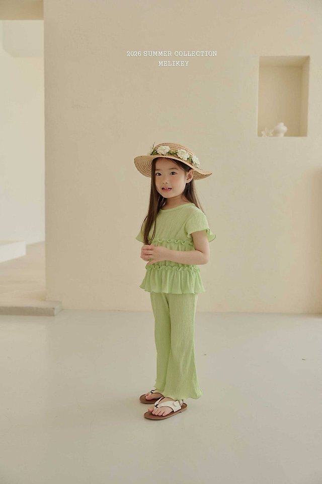 Melikey - Korean Children Fashion - #minifashionista - Cancan Pleats Set - 4