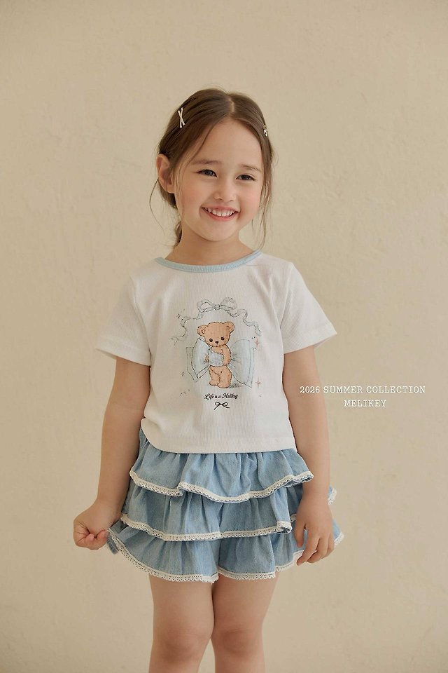 Melikey - Korean Children Fashion - #prettylittlegirls - Candy Bear Tee - 8