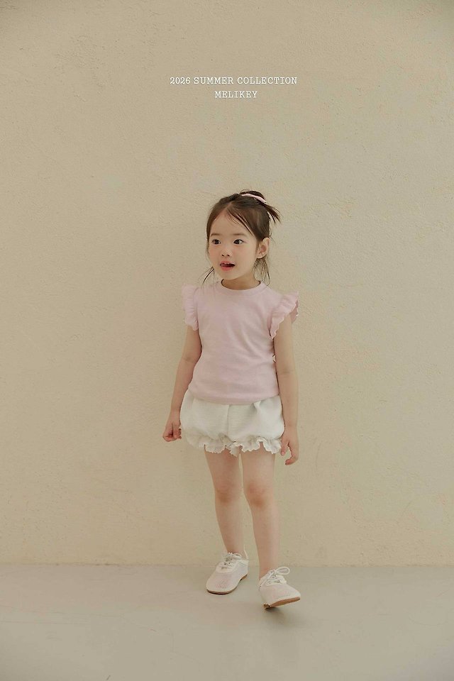 Melikey - Korean Children Fashion - #prettylittlegirls - Macaron Frill Tee - 7