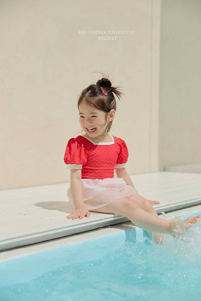Melikey - Korean Children Fashion - #prettylittlegirls - Mini Dot Swimsuit - 10