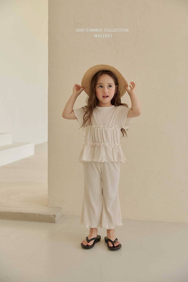 Melikey - Korean Children Fashion - #stylishchildhood - Cancan Pleats Set - 7