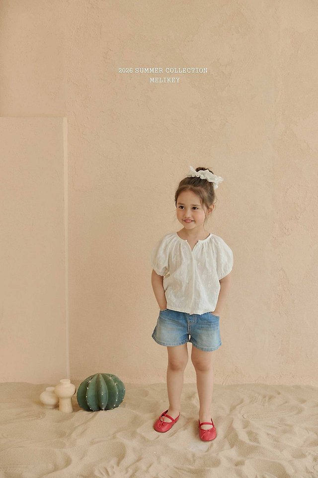Melikey - Korean Children Fashion - #stylishchildhood - Brush Denim Pants - 6