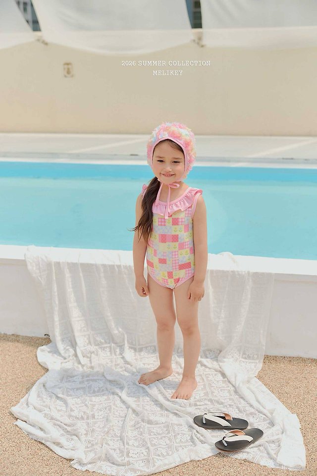 Melikey - Korean Children Fashion - #stylishchildhood - Garden Frill Swimsuit - 9
