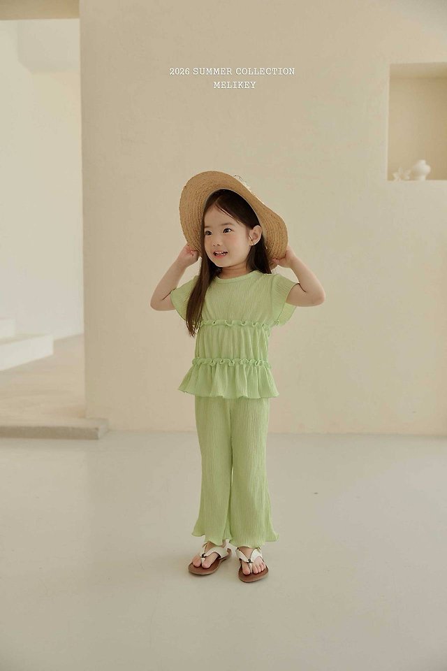 Melikey - Korean Children Fashion - #todddlerfashion - Cancan Pleats Set - 5