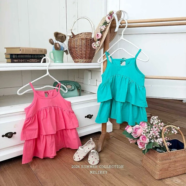 Melikey - Korean Children Fashion - #todddlerfashion - Hawaii Cancan One-piece
