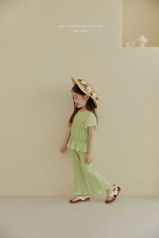 Melikey - Korean Children Fashion - #toddlerclothing - Cancan Pleats Set - 6