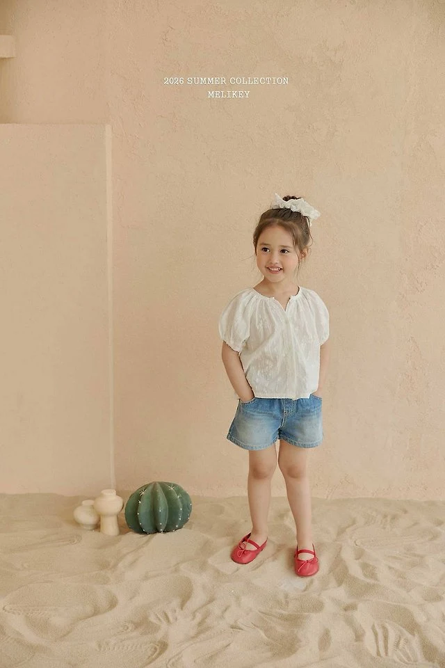 Melikey - Korean Children Fashion - #todddlerfashion - Dandelion Shirring Blouse - 4