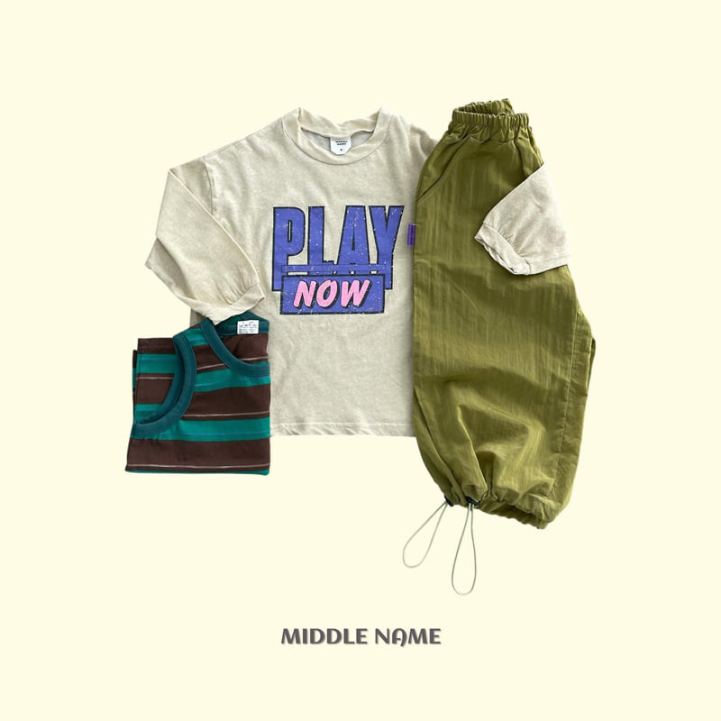 Middle Name - Korean Children Fashion - #Kfashion4kids - Play Long Tee - 11