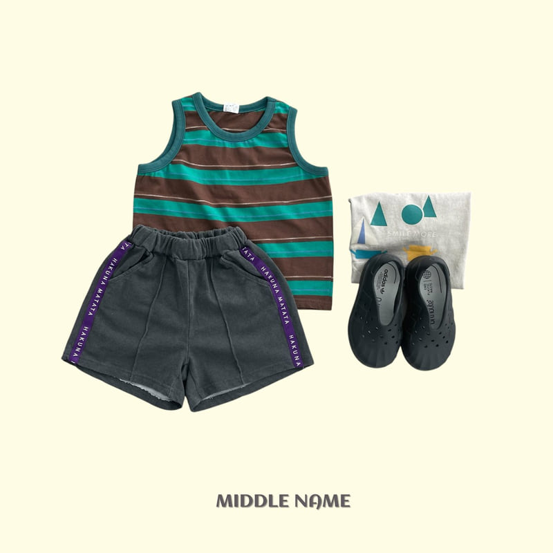 Middle Name - Korean Children Fashion - #Kfashion4kids - Pigment Pintuck Tape Pants - 9