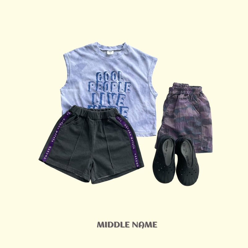Middle Name - Korean Children Fashion - #Kfashion4kids - Water Park Sleeveless Tee - 8