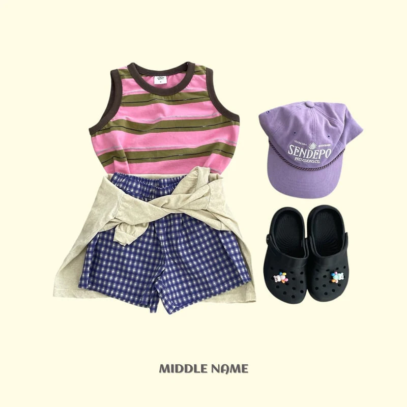 Middle Name - Korean Children Fashion - #childofig - Jacquard Sleeveless - 6