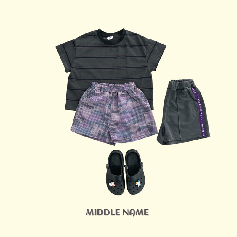 Middle Name - Korean Children Fashion - #childofig - Pigment Stripe Short Sleeve Tee - 5