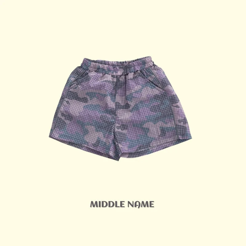 Middle Name - Korean Children Fashion - #childofig - Camo Line Shorts - 3